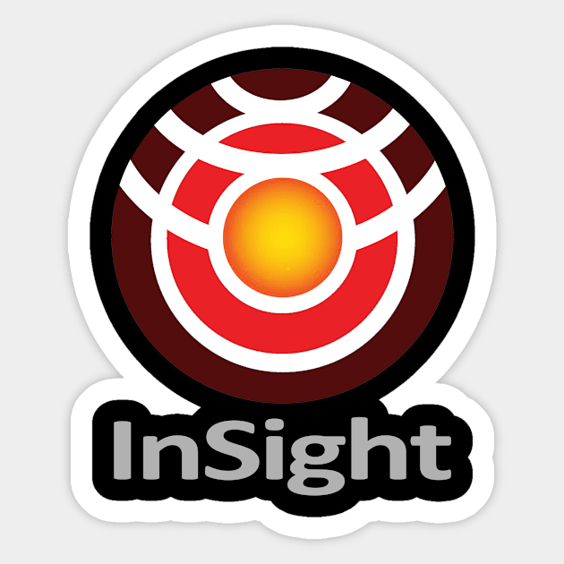 InSight Ops Team logo Sticker by Spacestuffplus